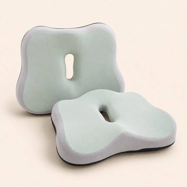 Fodera sfoderata e nucleo in memory foam